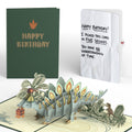 Stegosaurus Birthday Pop-Up Card and No Time Understanding Sentiment Set