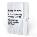 Stegosaurus Birthday Pop-Up Card and No Time Understanding Sentiment Set