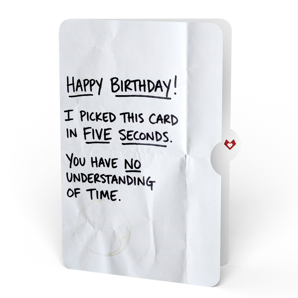 Stegosaurus Birthday Pop-Up Card and No Time Understanding Sentiment Set