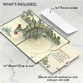Stegosaurus Birthday Pop-Up Card and Last Sentence Forgotten Sentiment Set for Kid