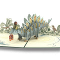 Stegosaurus Birthday Pop-Up Card and Last Sentence Forgotten Sentiment Set for Kid
