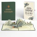 Stegosaurus 3rd Birthday Pop-Up Card and Sentiment Set