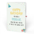 Sprinkles Birthday Cake Pop-Up Card and Sad Toddler Sentiment Set