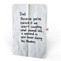Hole in One Father's Day Pop-Up Card and Golf Masters Weekend Sentiment Set for Dad