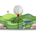 Hole in One Father's Day Pop-Up Card and Golf US Open Sentiment Set for Dad