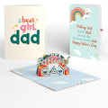 Girl Dad Father's Day Pop-Up Card and Sentiment Set