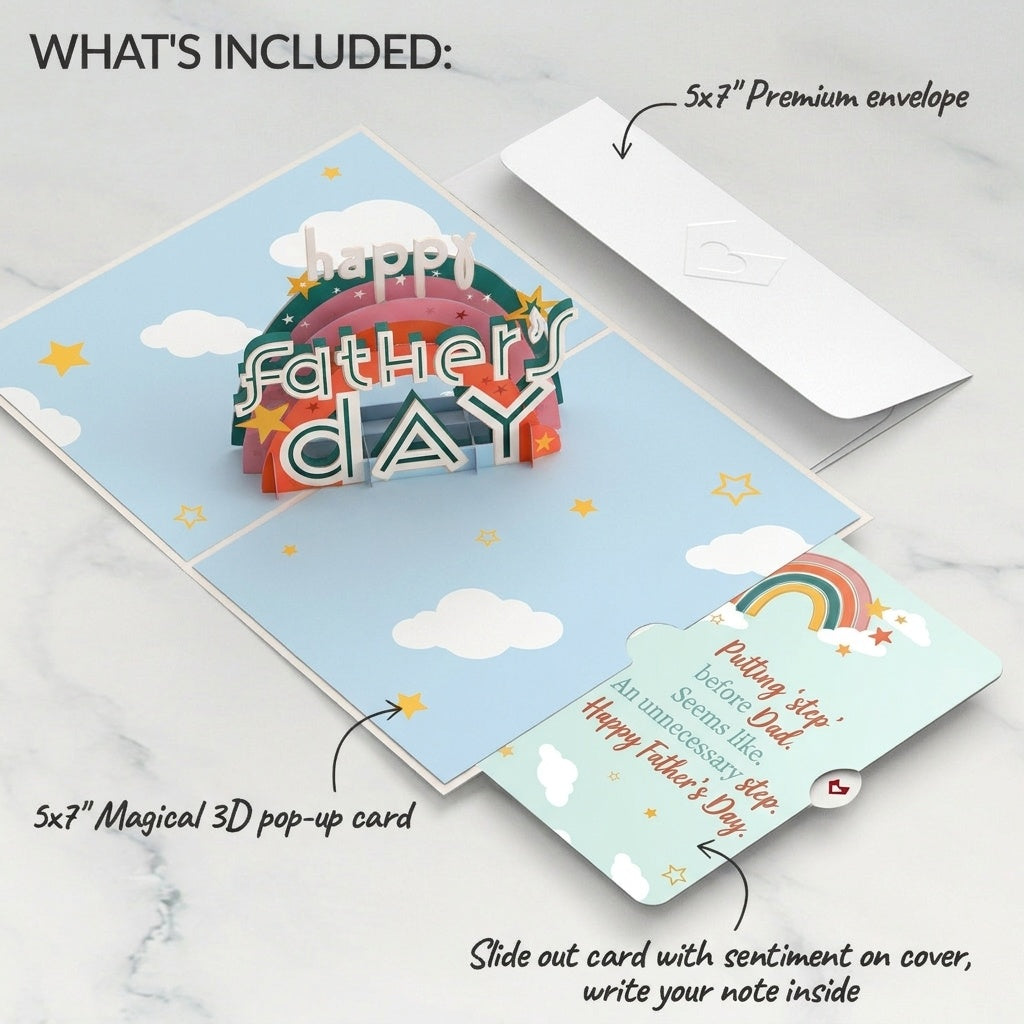 Girl Dad Father's Day Pop-Up Card and Sentiment Set