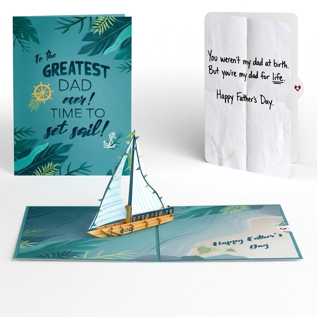 Set Sail Father's Day Pop-Up Card and Sentiment Set