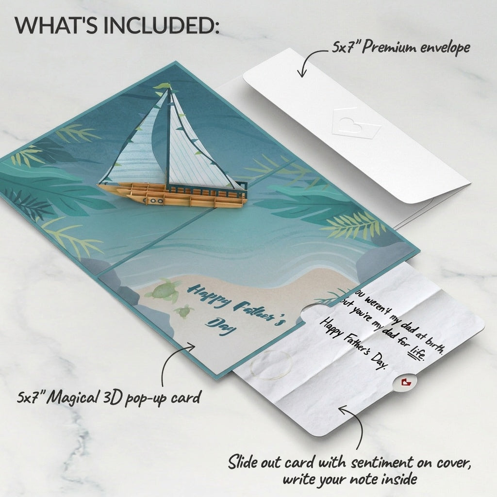 Set Sail Father's Day Pop-Up Card and Sentiment Set