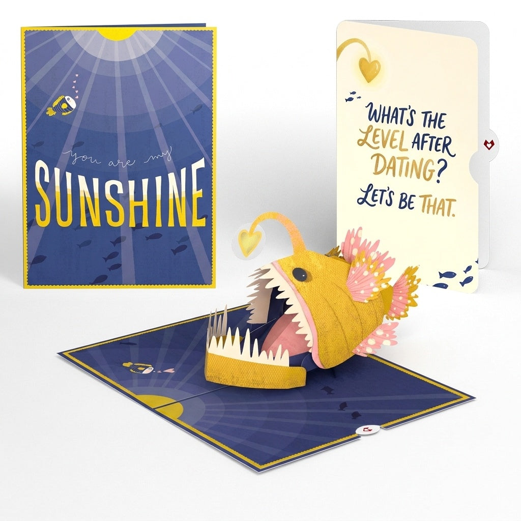 You Are My Sunshine Anglerfish Love Pop-Up Card and Next Level Sentiment Set