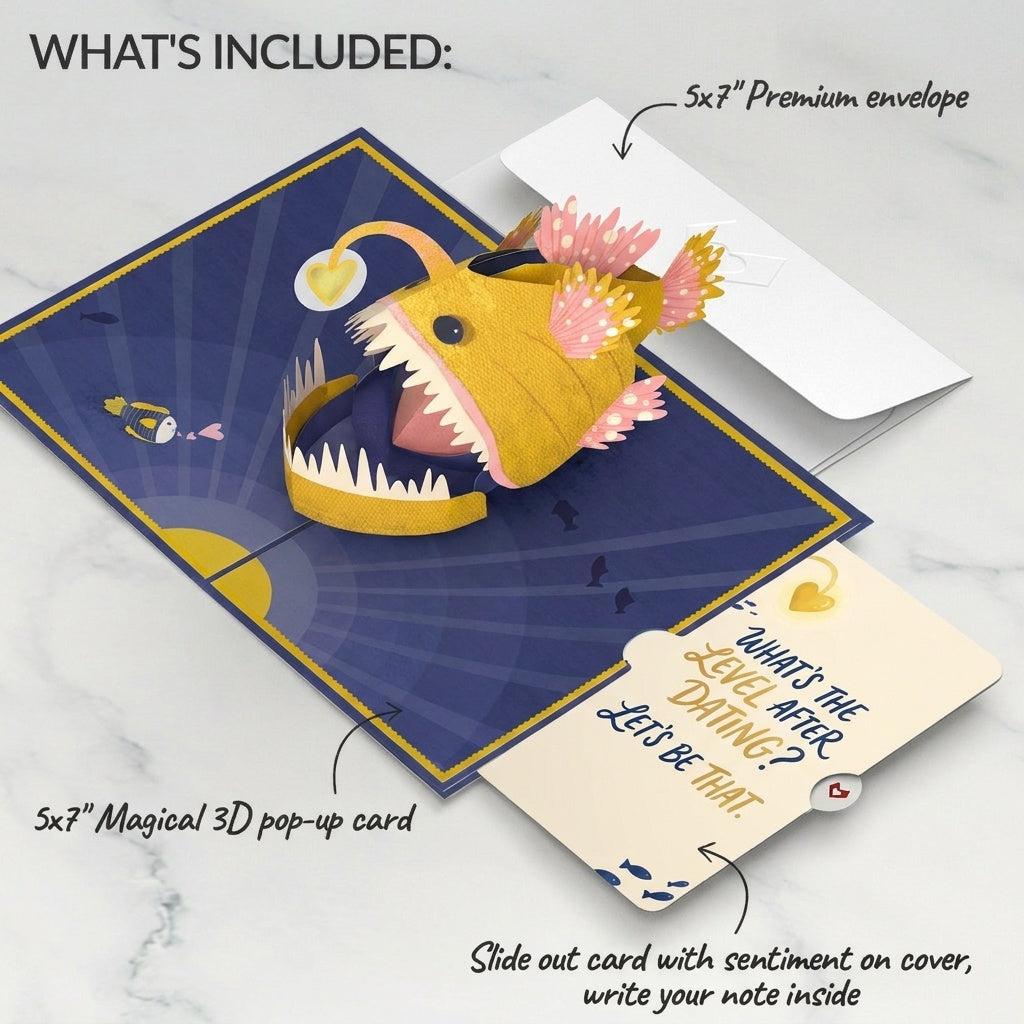 You Are My Sunshine Anglerfish Love Pop-Up Card and Next Level Sentiment Set
