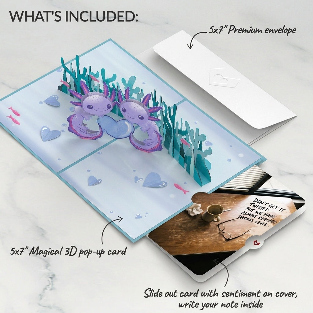 Love You A-Lotl Pop-Up Card and Dating Level Sentiment Set