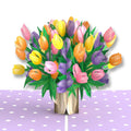 Timeless Tulips 3rd Birthday Pop-Up Card and Memory Gap Sentiment Set for Kid