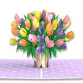 Timeless Tulips 3rd Birthday Pop-Up Card and Floral Cannot Read Sentiment Set
