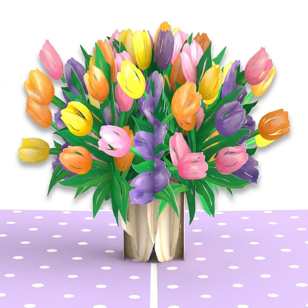 Timeless Tulips Get Well Pop-Up Card and WebMD Escalated Sentiment Set