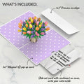 Timeless Tulips 2nd Birthday Pop-Up Card and Memory Gap Sentiment Set for Kid