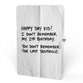 Timeless Tulips 2nd Birthday Pop-Up Card and Memory Gap Sentiment Set for Kid