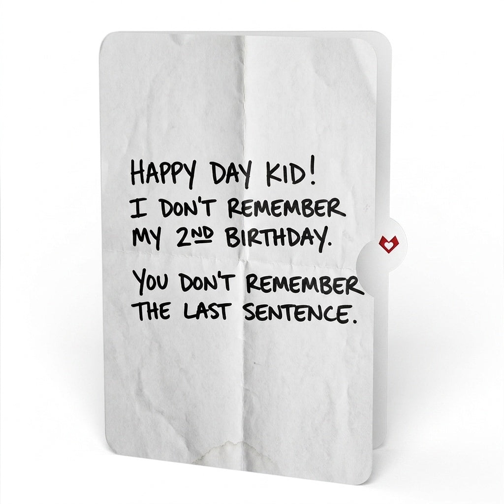 Timeless Tulips 2nd Birthday Pop-Up Card and Memory Gap Sentiment Set for Kid