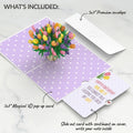 Timeless Tulips 1st Birthday Pop-Up Card and Cannot Talk Sentiment Set