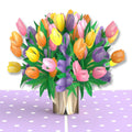 Timeless Tulips 1st Birthday Pop-Up Card and Cannot Talk Sentiment Set