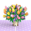 Timeless Tulips Birthday Pop-Up Card and Picked Five Seconds Sentiment Set
