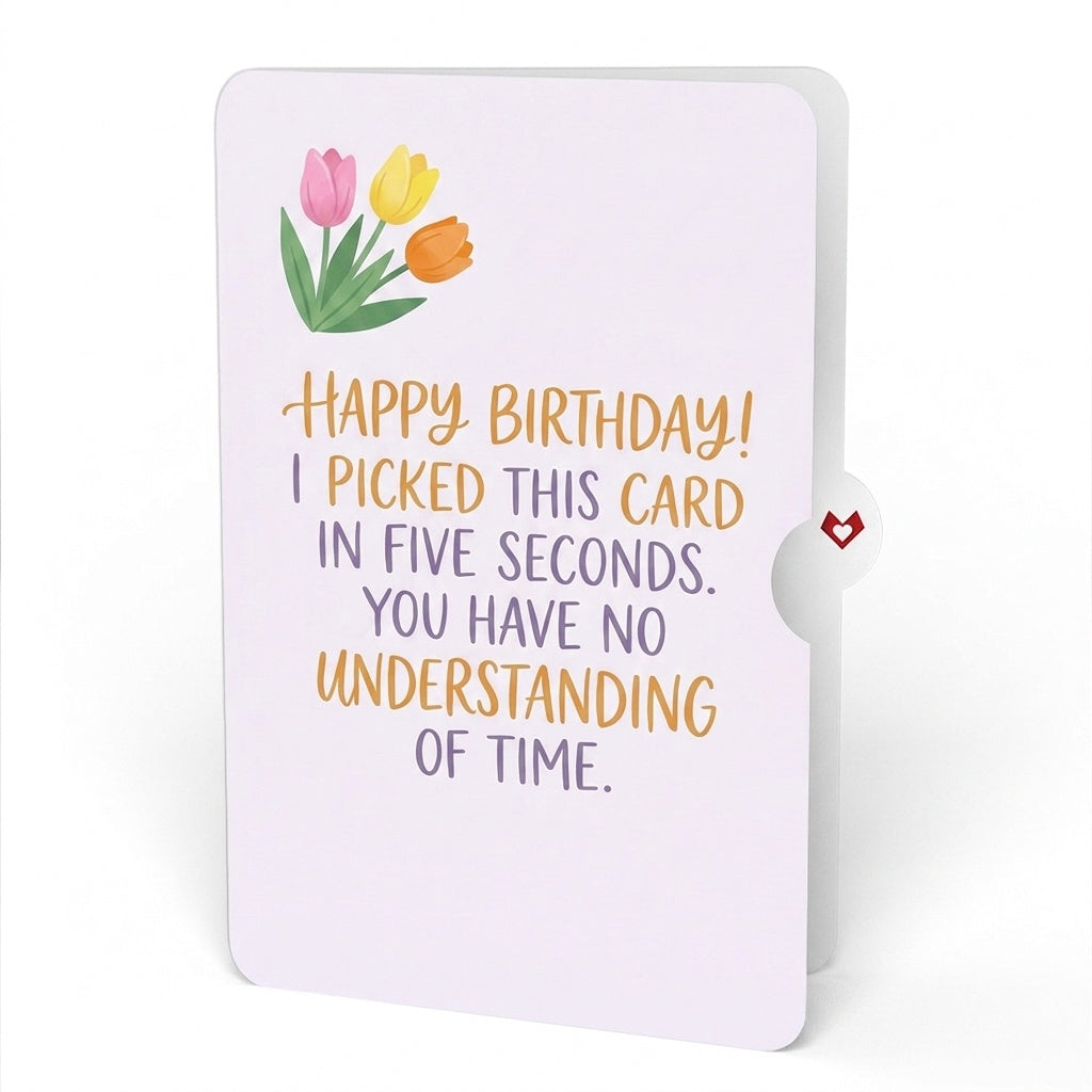 Timeless Tulips Birthday Pop-Up Card and Picked Five Seconds Sentiment Set