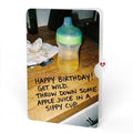 Timeless Tulips Birthday Pop-Up Card and Beer Sippy Cup Sentiment Set