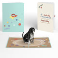 Playful Dog Birthday Pop-Up Card and Family Dog Sentiment Set