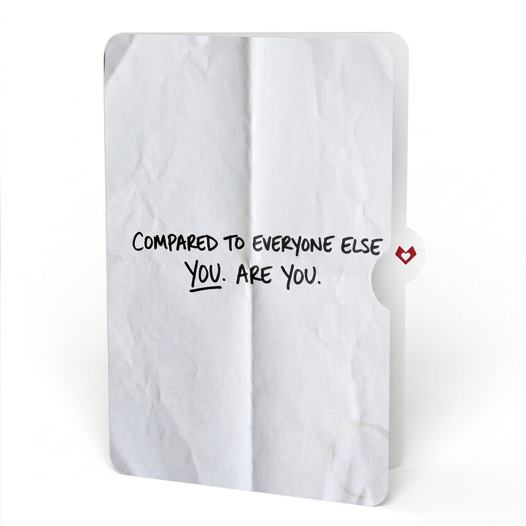 I Chews You Shark Encouragement Pop-Up Card and Unique You Sentiment Set