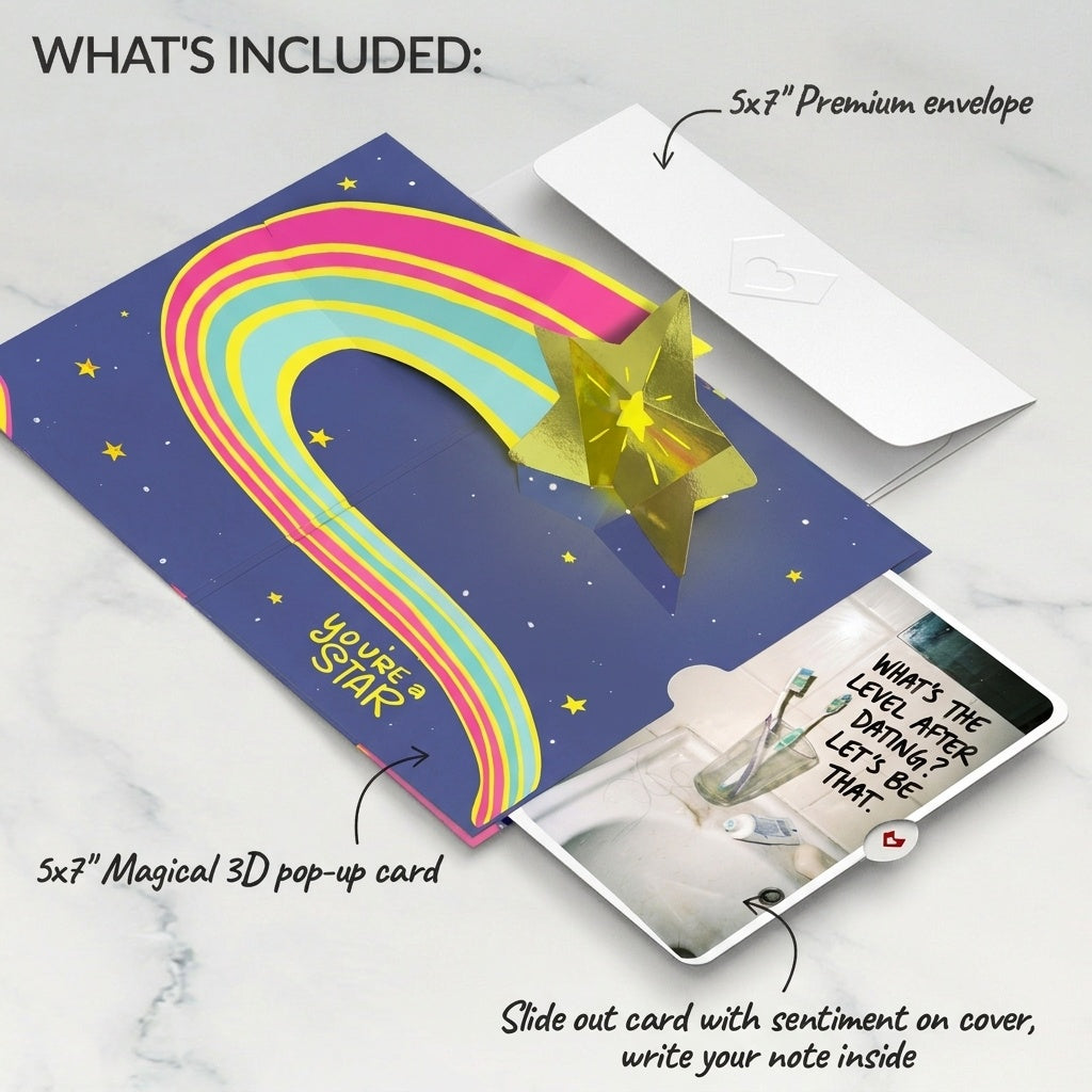 You're a Star Love Light-Up Pop-Up Card and Sentiment Set