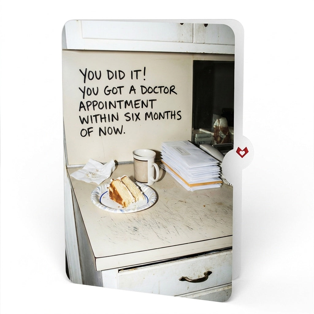 Champagne Toast Get Well Pop-Up Card and Sentiment Set