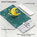 Love You to the Moon and Back Love Pop-Up Card and Situationship Committed Sentiment Set