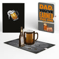 Beer Father's Day Pop-Up Card and Sentiment Set for Dad