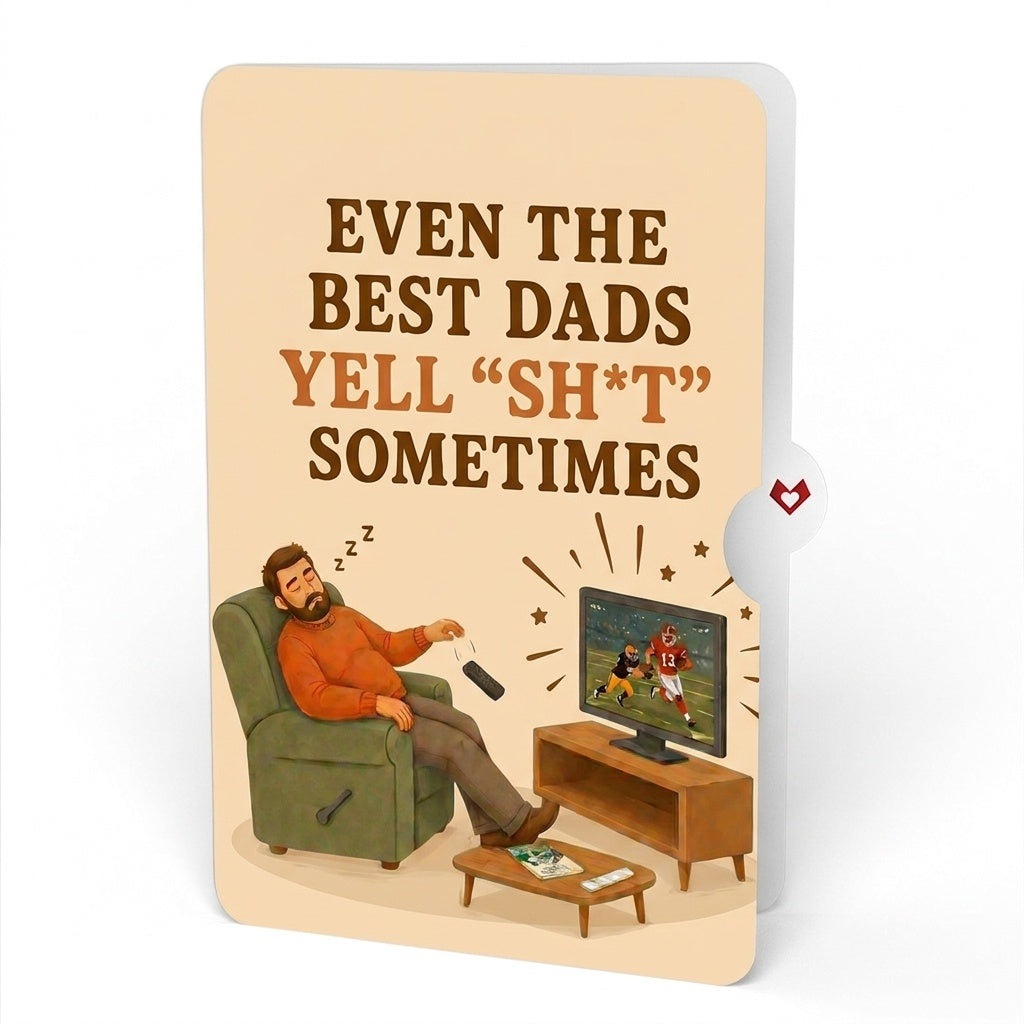 Sit Back & Relax Father's Day Pop-Up Card and Napping Dad Sentiment Set