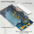 Dad You're a Legend Loch Ness Monster Father's Day Pop-Up Card and Favorite Financial Burden Sentiment Set