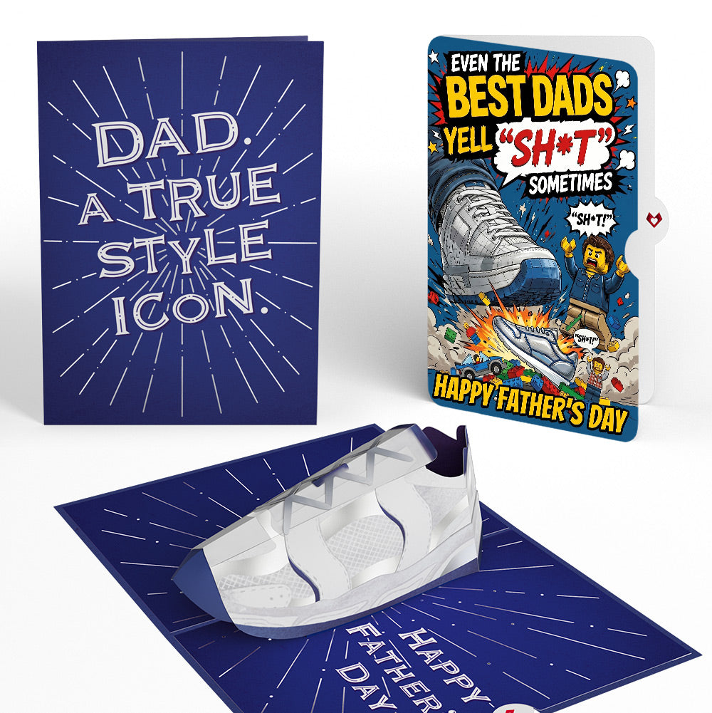Dad Sneakers Father's Day Pop-Up Card and Sentiment Set