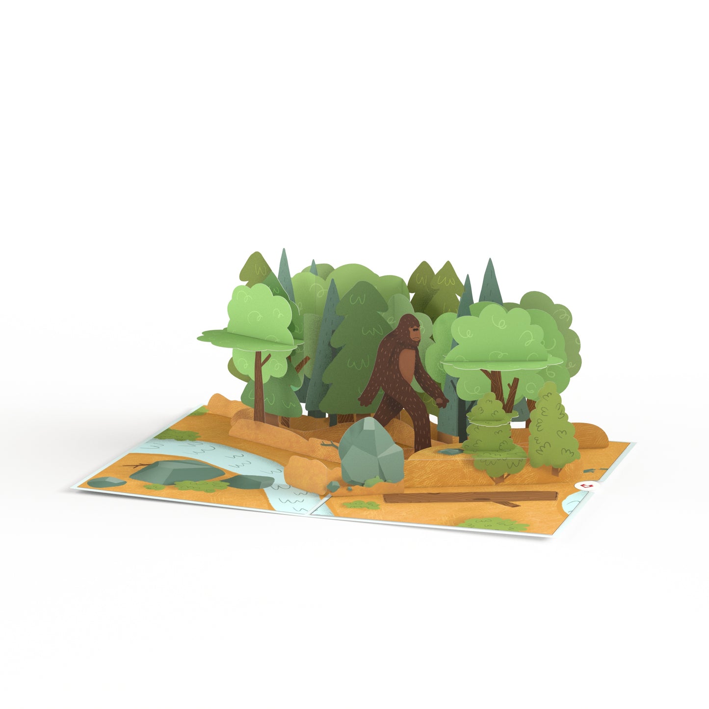 Bigfoot Legend Father's Day Pop-up Card and Sentiment Set for Dad
