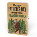 Bigfoot Legend Father's Day Pop-up Card and Sentiment Set for Dad