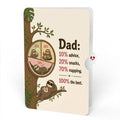 Tree Top Sloths Father's Day Pop-Up Card and Sentiment Set for Dad