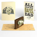 Largemouth Bass Father's Day Pop-Up Card and That Bass Sentiment Set for Dad