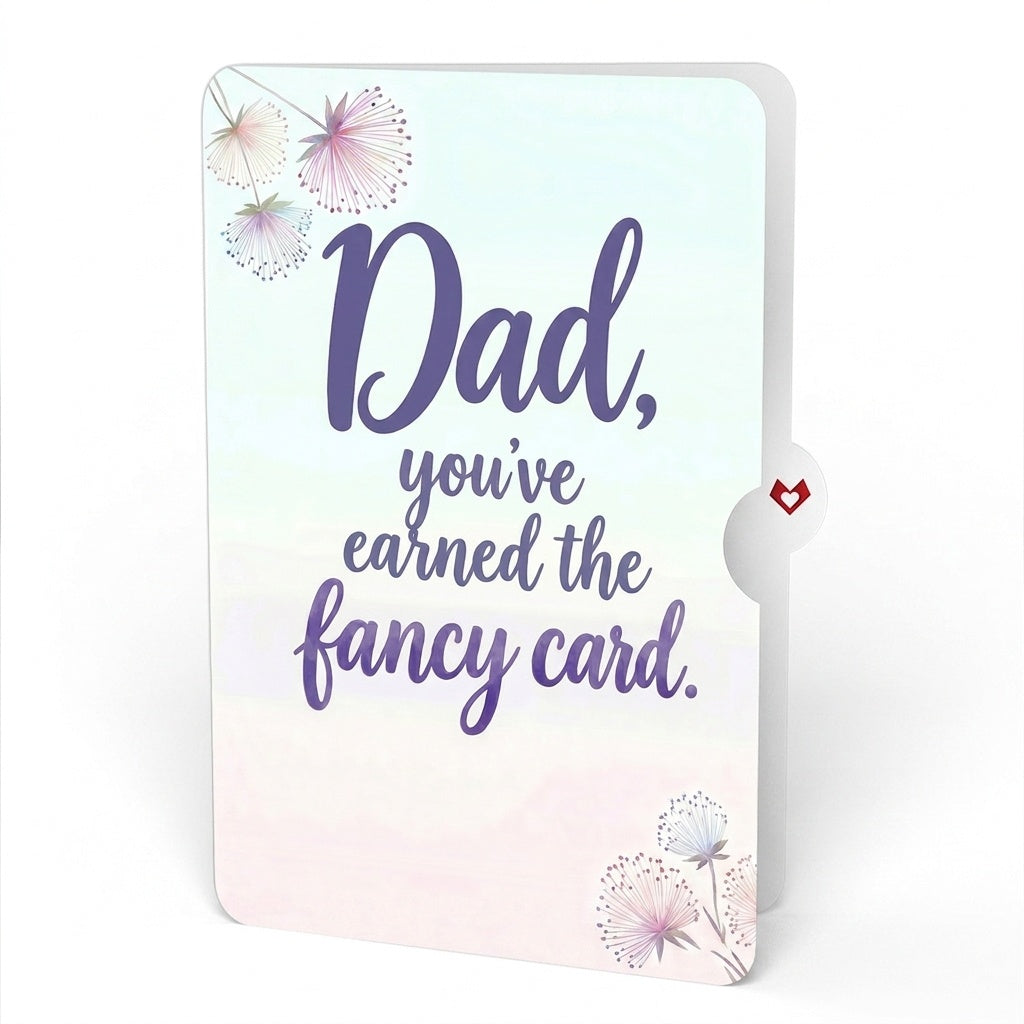 Vibrant Hummingbird Father's Day Pop-Up Card and Sentiment Set for Dad