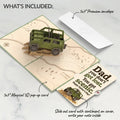 Off-Road Adventure Father's Day Pop-Up Card and Sentiment Set for Dad