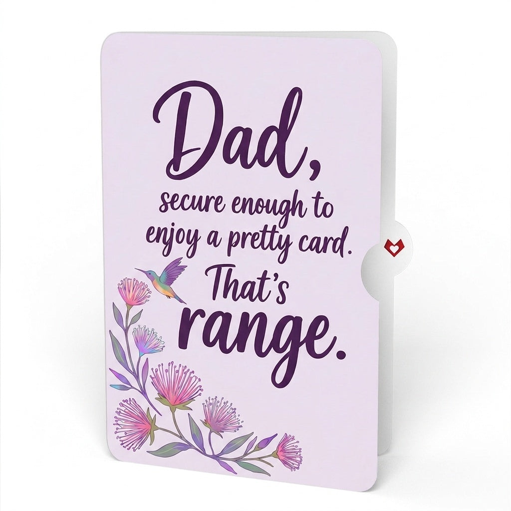 Vibrant Hummingbird Father's Day Pop-Up Card and That's Range Sentiment Set for Dad