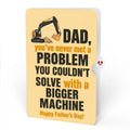 Excavator Father's Day Pop-Up Card and Sentiment Set for Dad