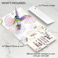 Vibrant Hummingbird Father's Day Pop-Up Card and Enjoy The Birds Sentiment Set for Dad