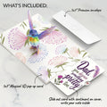 Vibrant Hummingbird Father's Day Pop-Up Card and Pretty Thistle Sentiment Set for Dad