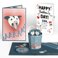 Life Without You Is Trash Possums Father's Day Pop-Up Card and Sentiment Set for Son