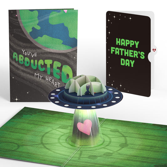 You've Abducted My Heart Father's Day Light-Up Pop-Up Card and Sentiment Set