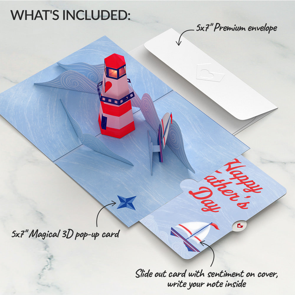 Light of My Life Father's Day Light-Up Pop-Up Card and Sentiment Set