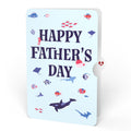 I Chews You Shark Father's Day Pop-Up Card and Ocean Animals Sentiment Set